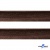 Кант атласный 074, шир. 12 мм (в упак. 65,8 м), цвет коричневый - купить в Волжском. Цена: 237.16 руб.