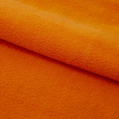 Флис DTY 16-1358, 250 г/м2, шир. 150 см, цвет оранжевый - купить в Волжском. Цена 640.46 руб.