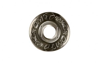 Кнопка металлическая "Альфа" с пружиной, 15 мм (уп. 720+/-20 шт), цвет никель - купить в Волжском. Цена: 1 466.73 руб.