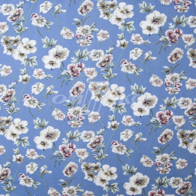 Плательная ткань "Фламенко" 12.1, 80 гр/м2, шир.150 см, принт растительный - купить в Волжском. Цена 241.49 руб.