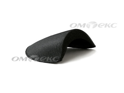 Плечевые накладки OВТ-10, обшитые, цвет чёрный - купить в Волжском. Цена: 17.64 руб.