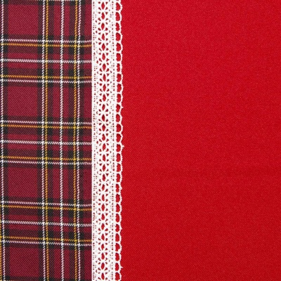 Ткань костюмная 21010 2023, 225 гр/м2, шир.150см, цвет красный - купить в Волжском. Цена 390.73 руб.