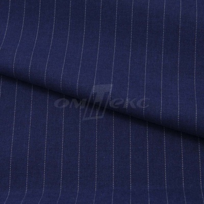 Костюмная ткань "Жаклин", 188 гр/м2, шир. 150 см, цвет тёмно-синий - купить в Волжском. Цена 426.49 руб.