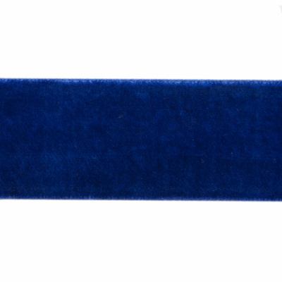 Лента бархатная нейлон, шир.25 мм, (упак. 45,7м), цв.74-василек - купить в Волжском. Цена: 981.09 руб.