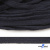 Шнур плетеный d-8 мм плоский, 70% хлопок 30% полиэстер, уп.85+/-1 м, цв.1010-т.синий - купить в Волжском. Цена: 735 руб.
