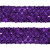 Тесьма с пайетками 12, шир. 35 мм/уп. 25+/-1 м, цвет фиолет - купить в Волжском. Цена: 1 308.30 руб.