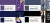 Костюмная ткань "Элис" 18-3921, 200 гр/м2, шир.150см, цвет голубика - купить в Волжском. Цена 303.10 руб.