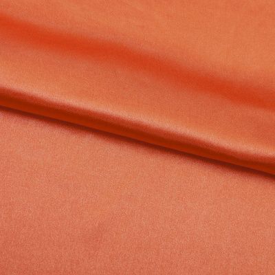 Поли креп-сатин 18-1445, 120 гр/м2, шир.150см, цвет оранжевый - купить в Волжском. Цена 155.57 руб.