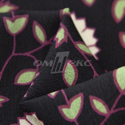Плательная ткань "Фламенко" 10.1, 80 гр/м2, шир.150 см, принт растительный - купить в Волжском. Цена 241.49 руб.