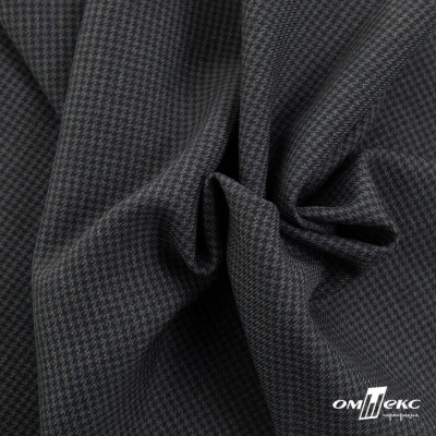 Ткань костюмная Пье-де-пуль 24013, 210 гр/м2, шир.150см, цвет т.серый - купить в Волжском. Цена 334.18 руб.