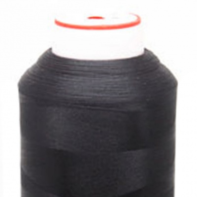 Нитки текстурированные некручёные, намот. 5 000 м, цвет чёрный - купить в Волжском. Цена: 70.43 руб.