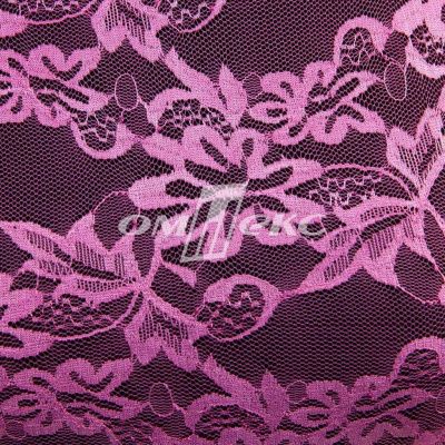 Кружевное полотно стрейч XD-WINE, 100 гр/м2, шир.150см, цвет розовый - купить в Волжском. Цена 1 851.10 руб.
