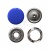 Кнопка рубашечная (закрытая) 9,5мм - эмаль, цв.168 - голубой - купить в Волжском. Цена: 4.77 руб.