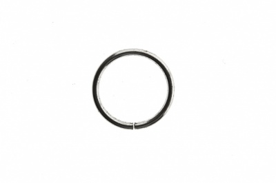 Кольцо металлическое d-15 мм, цв.-никель - купить в Волжском. Цена: 2.45 руб.