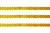 Пайетки "ОмТекс" на нитях, CREAM, 6 мм С / упак.73+/-1м, цв. 92 - золото - купить в Волжском. Цена: 484.77 руб.