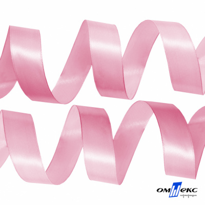 050-нежно-розовый Лента атласная упаковочная (В) 85+/-5гр/м2, шир.25 мм (1/2), 25+/-1 м - купить в Волжском. Цена: 53.96 руб.