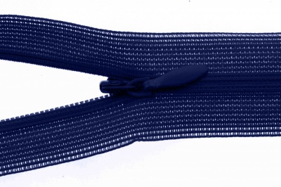 Молния потайная Т3 919, 50 см, капрон, цвет т.синий - купить в Волжском. Цена: 8.62 руб.