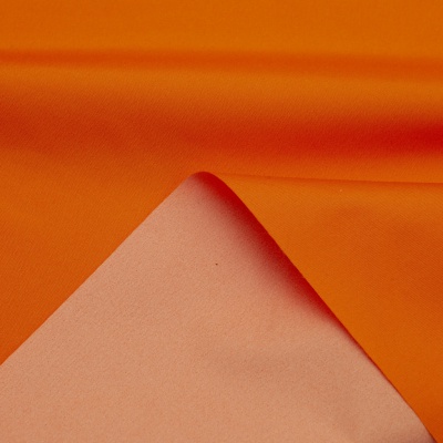 Курточная ткань Дюэл (дюспо) 16-1359, PU/WR/Milky, 80 гр/м2, шир.150см, цвет оранжевый - купить в Волжском. Цена 141.80 руб.