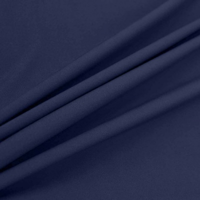 Костюмная ткань с вискозой "Салерно", 210 гр/м2, шир.150см, цвет т.синий/Navy - купить в Волжском. Цена 446.37 руб.