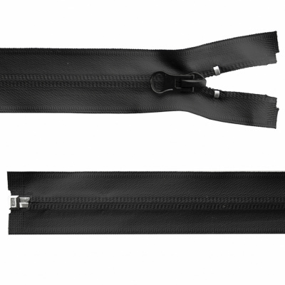 Молния водонепроницаемая PVC Т-7, 100 см, разъемная, цвет чёрный - купить в Волжском. Цена: 61.89 руб.