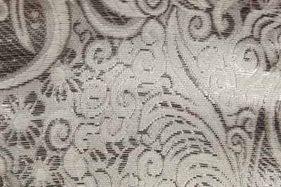 Ткань костюмная жаккард №10, 140 гр/м2, шир.150см, цвет св.серебро - купить в Волжском. Цена 383.29 руб.