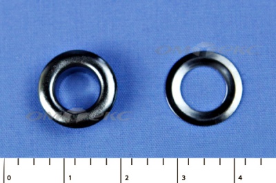 Люверсы металлические, блочка/кольцо, №5 (8 мм) упак.1000 шт- цв.никель - купить в Волжском. Цена: 392 руб.