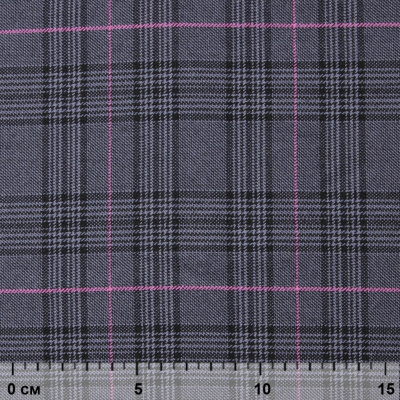 Ткань костюмная "Клер" 80% P, 16% R, 4% S, 200 г/м2, шир.150 см,#7 цв-серый/розовый - купить в Волжском. Цена 412.02 руб.
