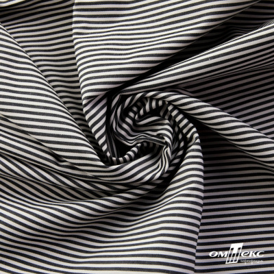 Ткань сорочечная Полоска Кенди, 115 г/м2, 58% пэ,42% хл, шир.150 см, цв.6-черный, (арт.110) - купить в Волжском. Цена 306.69 руб.
