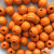 0309-Бусины деревянные "ОмТекс", 16 мм, упак.50+/-3шт, цв.003-оранжевый - купить в Волжском. Цена: 62.22 руб.