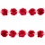 Тесьма плетеная "Рюш", упак. 9,14 м, цвет красный - купить в Волжском. Цена: 46.82 руб.
