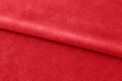 Бархат стрейч, 240 гр/м2, шир.160см, (2,4 м/кг), цвет 14/красный - купить в Волжском. Цена 886.02 руб.