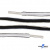 Шнурки #4-27, круглые 130 см, двухцветные (черно/белый) - купить в Волжском. Цена: 47.04 руб.