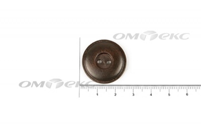 Пуговица деревянная круглая №54 (25мм) - купить в Волжском. Цена: 4.12 руб.