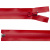 Молния водонепроницаемая PVC Т-7, 60 см, разъемная, цвет (820) красный - купить в Волжском. Цена: 49.39 руб.