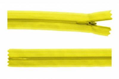 Молния потайная Т3 131, 20 см, капрон, цвет жёлтый - купить в Волжском. Цена: 5.12 руб.