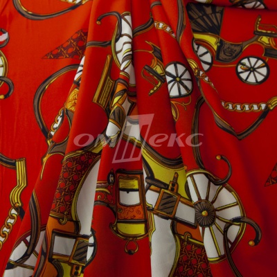 Плательная ткань "Фламенко" 16.1, 80 гр/м2, шир.150 см, принт этнический - купить в Волжском. Цена 241.49 руб.