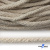 Шнур плетеный d-6 мм круглый, 70% хлопок 30% полиэстер, уп.90+/-1 м, цв.1077-лён - купить в Волжском. Цена: 588 руб.