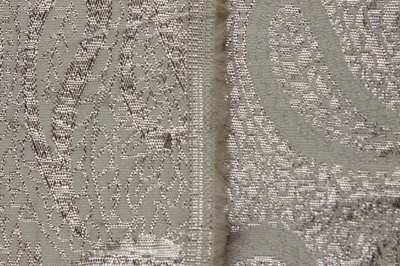 Ткань костюмная жаккард, 135 гр/м2, шир.150см, цвет белый№19 - купить в Волжском. Цена 441.94 руб.