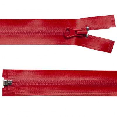 Молния водонепроницаемая PVC Т-7, 90 см, разъемная, цвет (820) красный - купить в Волжском. Цена: 61.18 руб.