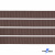 Репсовая лента 005, шир. 6 мм/уп. 50+/-1 м, цвет коричневый - купить в Волжском. Цена: 88.45 руб.