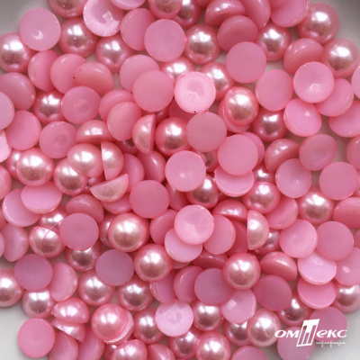 0404-5146В-Полубусины пластиковые круглые "ОмТекс", 10 мм, (уп.50гр=175+/-3шт), цв.101-св.розовый - купить в Волжском. Цена: 64.11 руб.