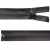 Молния водонепроницаемая PVC Т-7, 60 см, разъемная, цвет (301) т.серый - купить в Волжском. Цена: 49.39 руб.