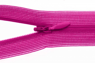 Молния потайная Т3 515, 50 см, капрон, цвет розовый - купить в Волжском. Цена: 8.62 руб.