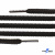 Шнурки #106-09, круглые 130 см, цв.чёрный - купить в Волжском. Цена: 21.92 руб.