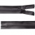 Молния водонепроницаемая PVC Т-7, 20 см, неразъемная, цвет (301)-т.серый - купить в Волжском. Цена: 21.56 руб.