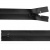 Молния водонепроницаемая PVC Т-7, 18 см, неразъемная, цвет чёрный - купить в Волжском. Цена: 21.20 руб.