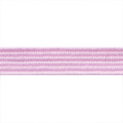 Резиновые нити с текстильным покрытием, шир. 6 мм ( упак.30 м/уп), цв.- 80-розовый - купить в Волжском. Цена: 155.22 руб.