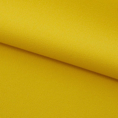 Креп стрейч Амузен 14-0756, 85 гр/м2, шир.150см, цвет жёлтый - купить в Волжском. Цена 194.07 руб.