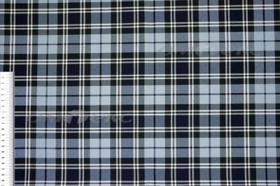 Ткань костюмная клетка Т7274 2004, 220 гр/м2, шир.150см, цвет т.синий/гол/бел - купить в Волжском. Цена 