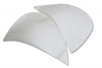 Плечевые накладки И-8 НЦ, составные, цвет белый - купить в Волжском. Цена: 47.27 руб.
